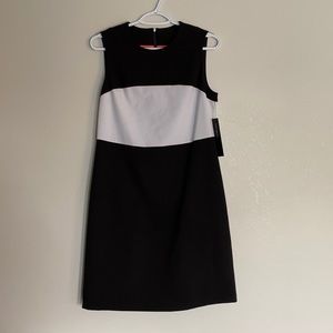 New AndrewMarc Colorblock Dress